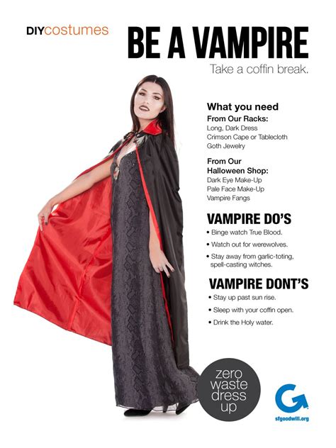 How to Make a Vampire Costume 